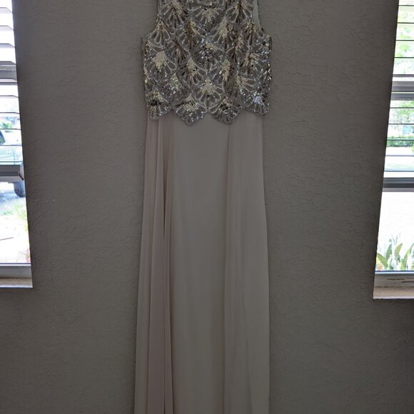GB Gianni Bini Glam 1920's Great Gatsby Flapper Sequin Maxi Dress Size S - Picture 8 of 9